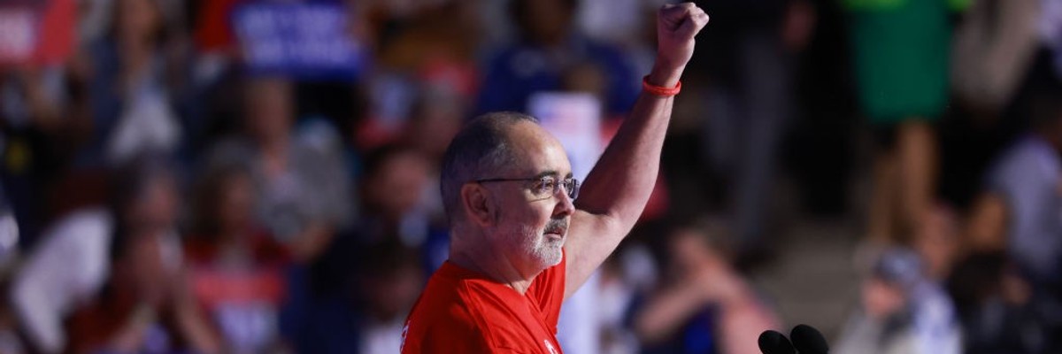 United Auto Workers president Shawn Fain