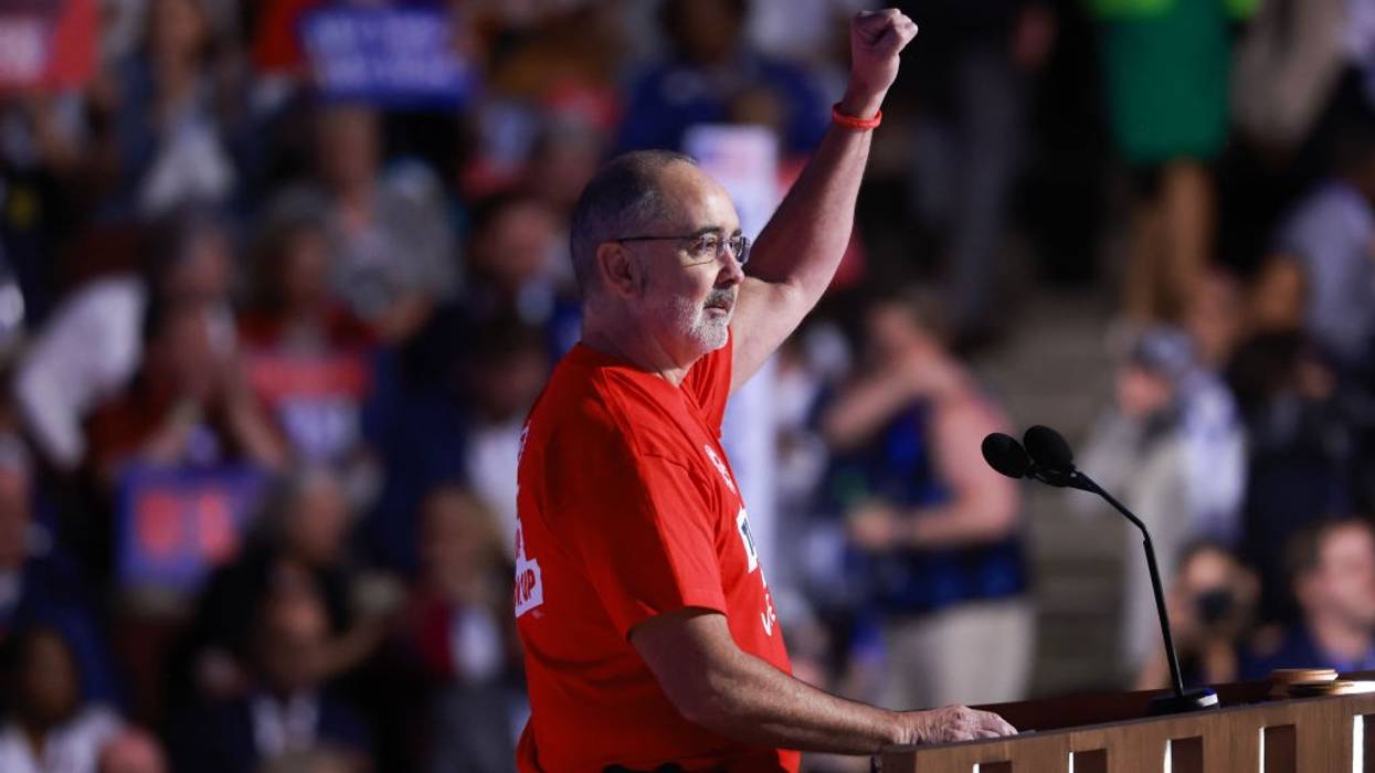 United Auto Workers president Shawn Fain