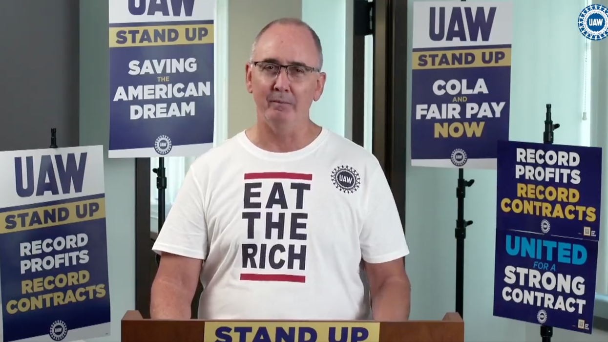 United Auto Workers President Shawn Fain