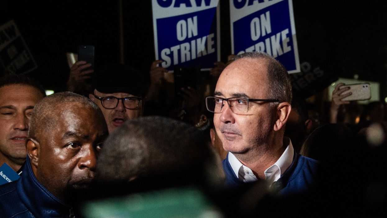 United Auto Workers union president Shawn Fain