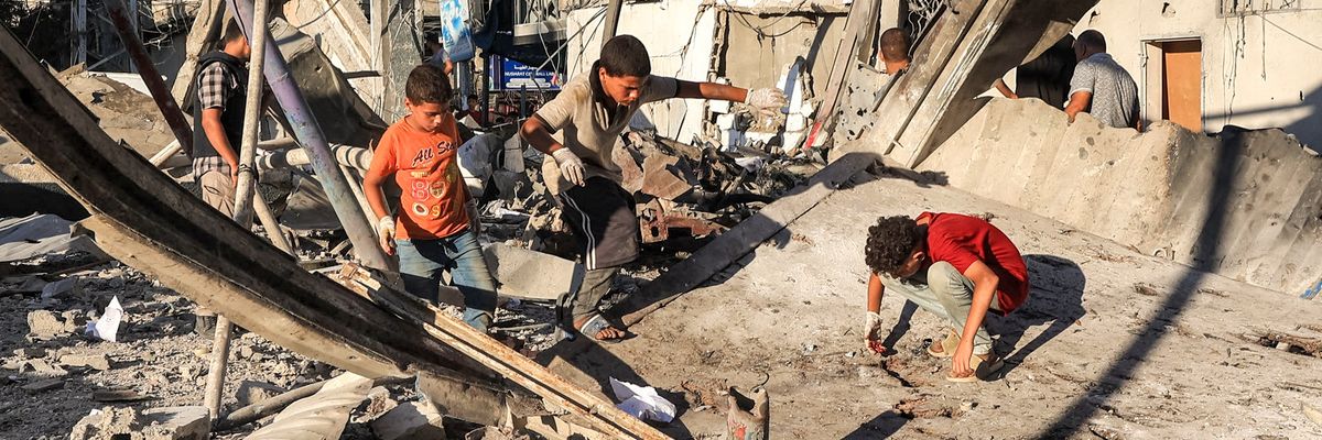 United Nations school in Gaza