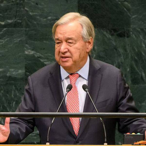 United Nations Secretary-General António Guterres addresses the UN General Assembly'