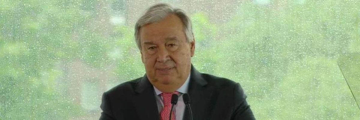Warning of 'Existential Threat' to Humanity, UN Chief Says Climate Change 'Moving Faster Than We Are'