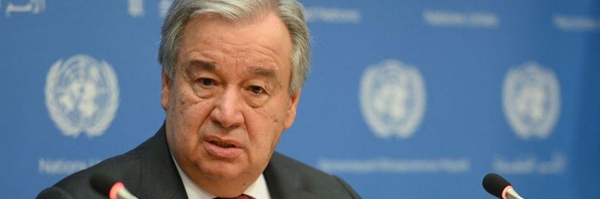 United Nations Secretary-General Antonio Guterres