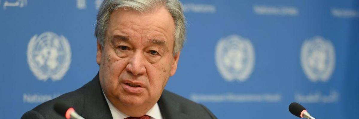 United Nations Secretary General Antonio Guterres