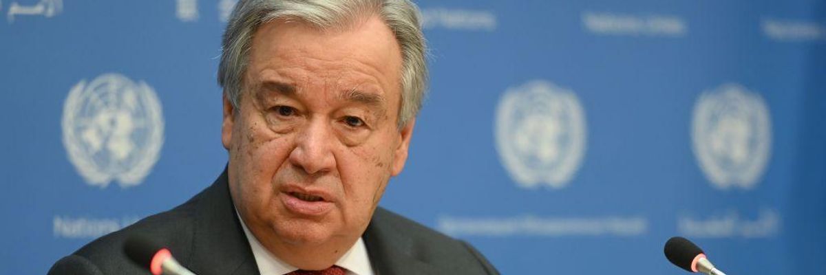 United Nations Secretary General Antonio Guterres