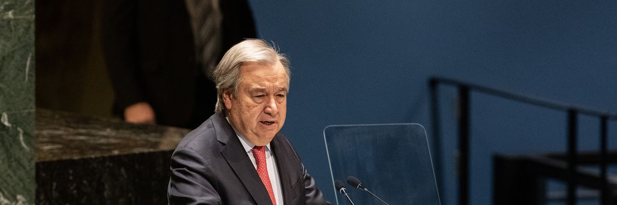 United Nations Secretary-General Antonio Guterres