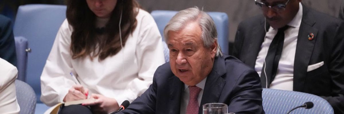 United Nations Secretary-General António Guterres