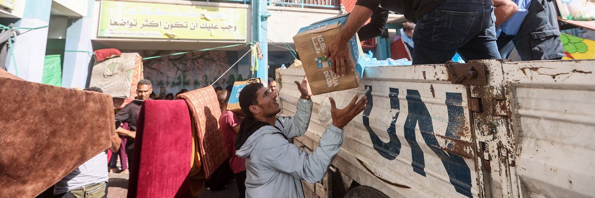 UN Humanitarian Mission in Gaza Will 'Grind to a Halt' in 48 Hours Without Fuel