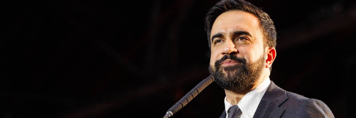 UNITED-STATES-MAYOR-ZOHRAN-MAMDANI-HOLDS-100-DAYS-RALLY