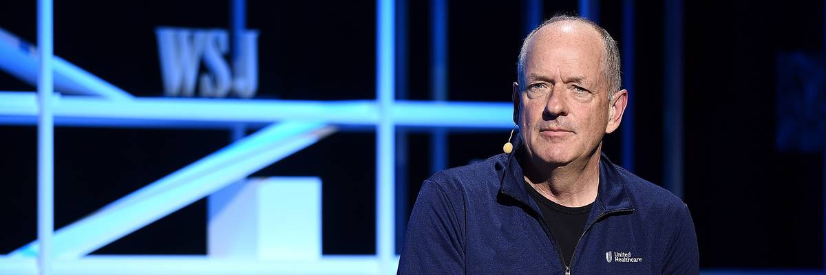 UnitedHealth Group CEO Andrew Witty attends an event