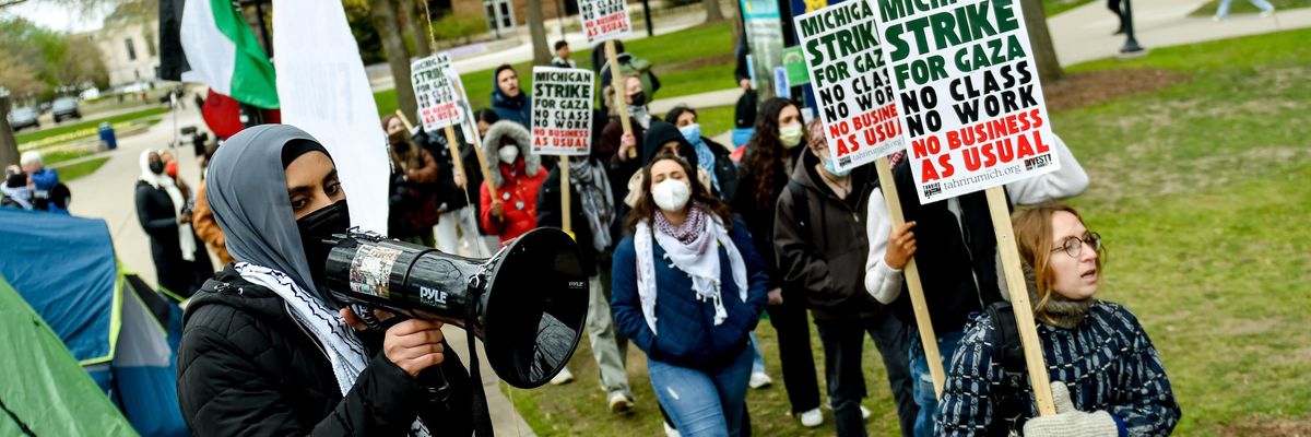 University of Michigan protest