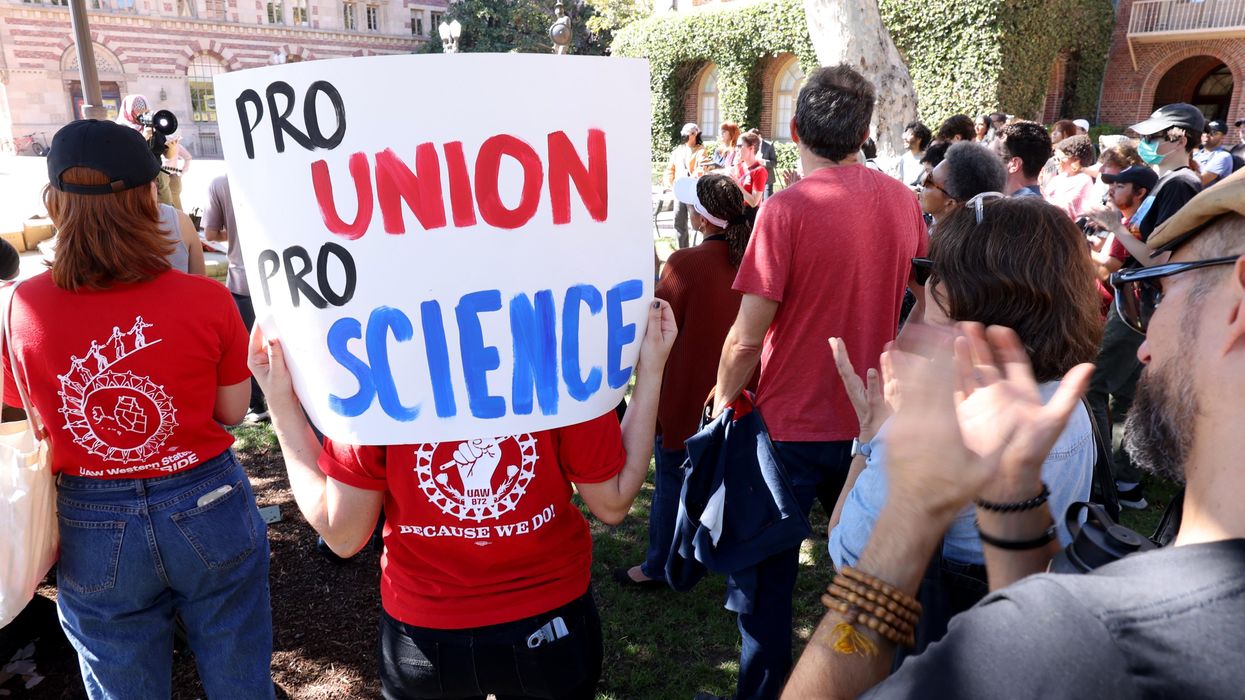 University of Southern California academics protest the Trump administration's compact