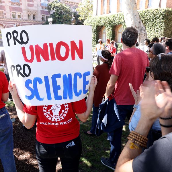 University of Southern California academics protest the Trump administration's compact
