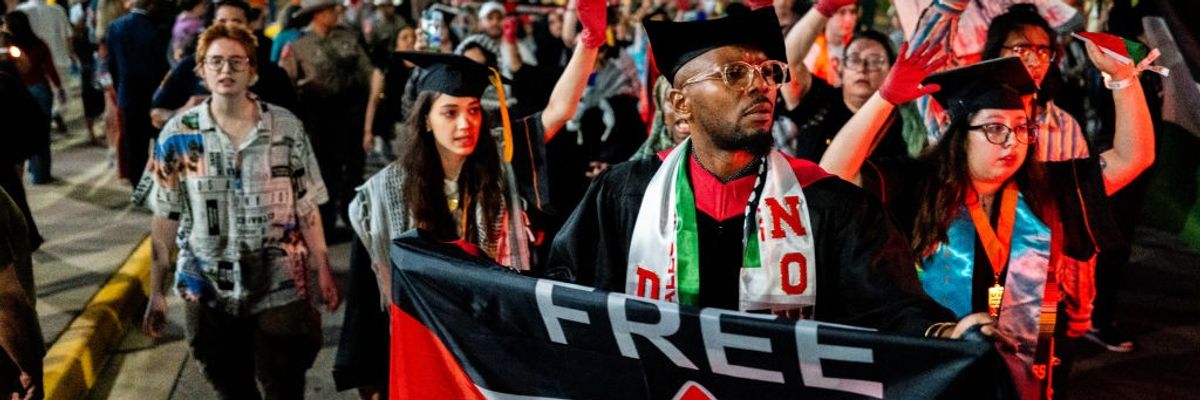 University Of Texas At Austin Holds Commencement Ceremonies