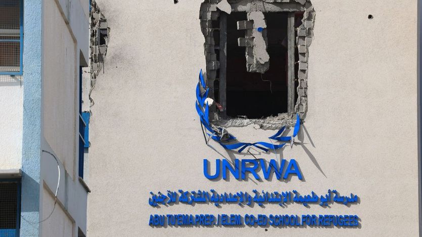 UNRWA -funded school detroyed in Gaza