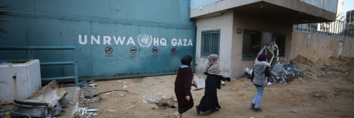 UNRWA headquarters.