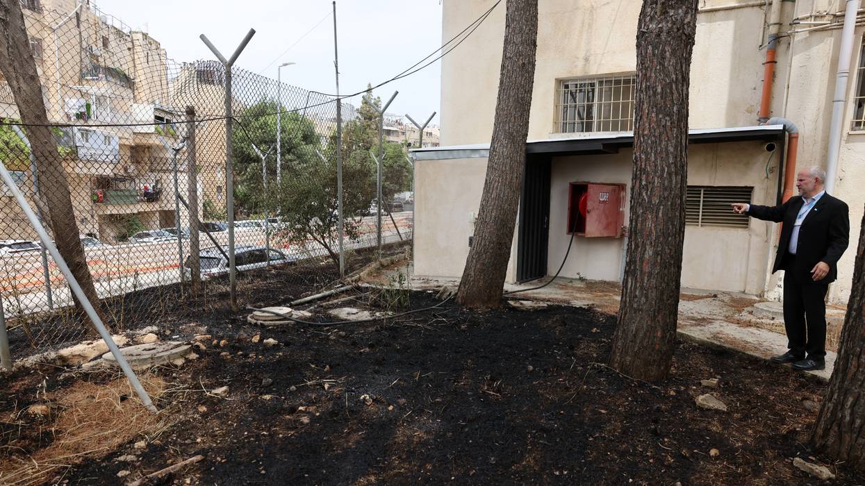 UNRWA official visits the agency's headquarters in occupied East Jerusalem