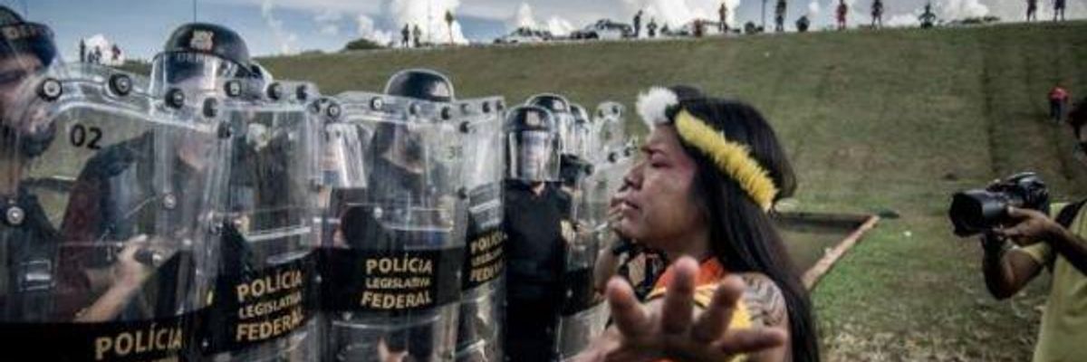 'This Is Their Land': Indigenous Activists Protest Bolsonaro's Environmental Policies in Brazil