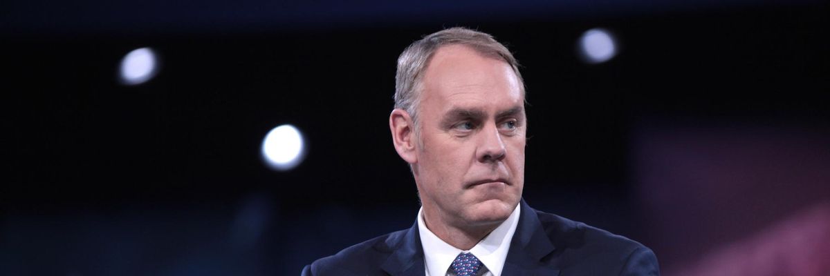 For Agenda That 'Betrays American People,' Resigning Interior Dept. Advisor Calls on Zinke to Quit