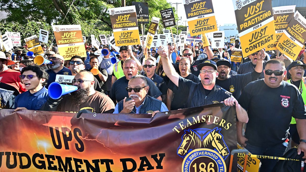 UPS Teamsters rally for a just contract