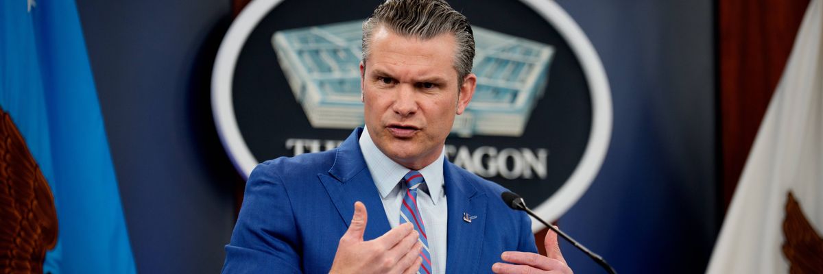 US Defense Secretary Pete Hegseth