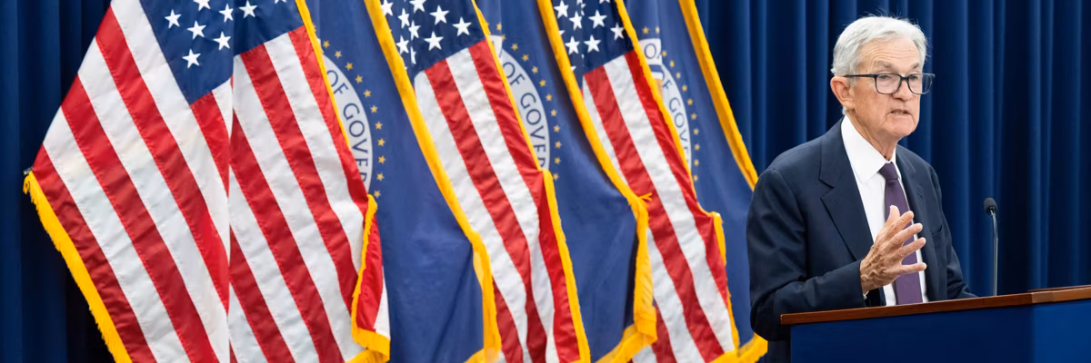 US Federal Reserve Chair Jerome Powell