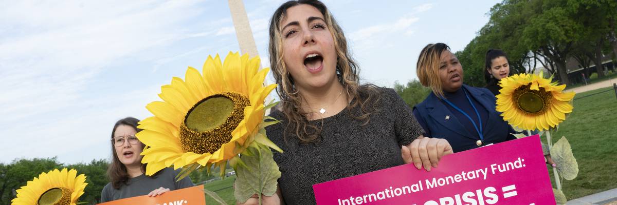 US-IMF-WORLD BANK-ECONOMY-ENVIRONMENT-DEMO