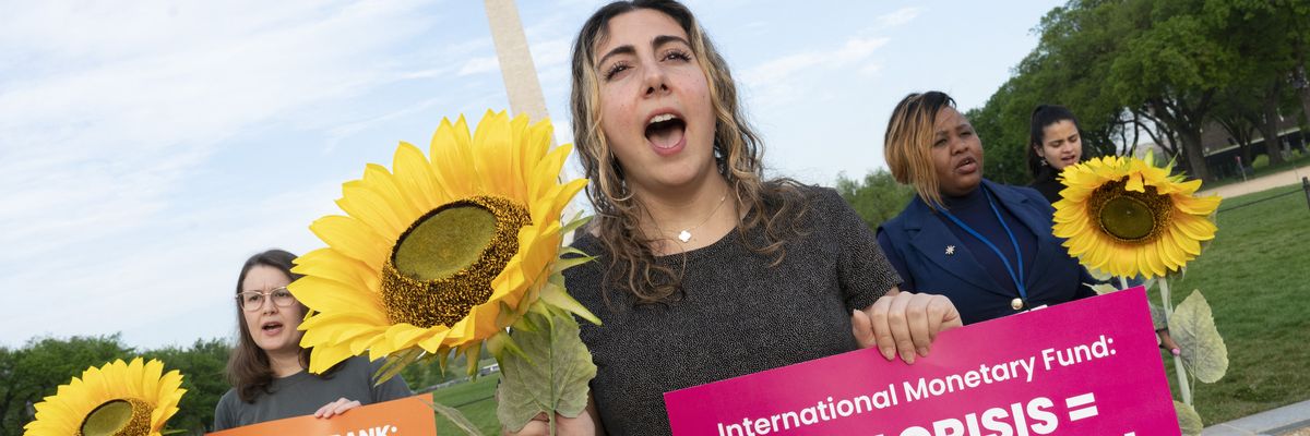 US-IMF-WORLD BANK-ECONOMY-ENVIRONMENT-DEMO