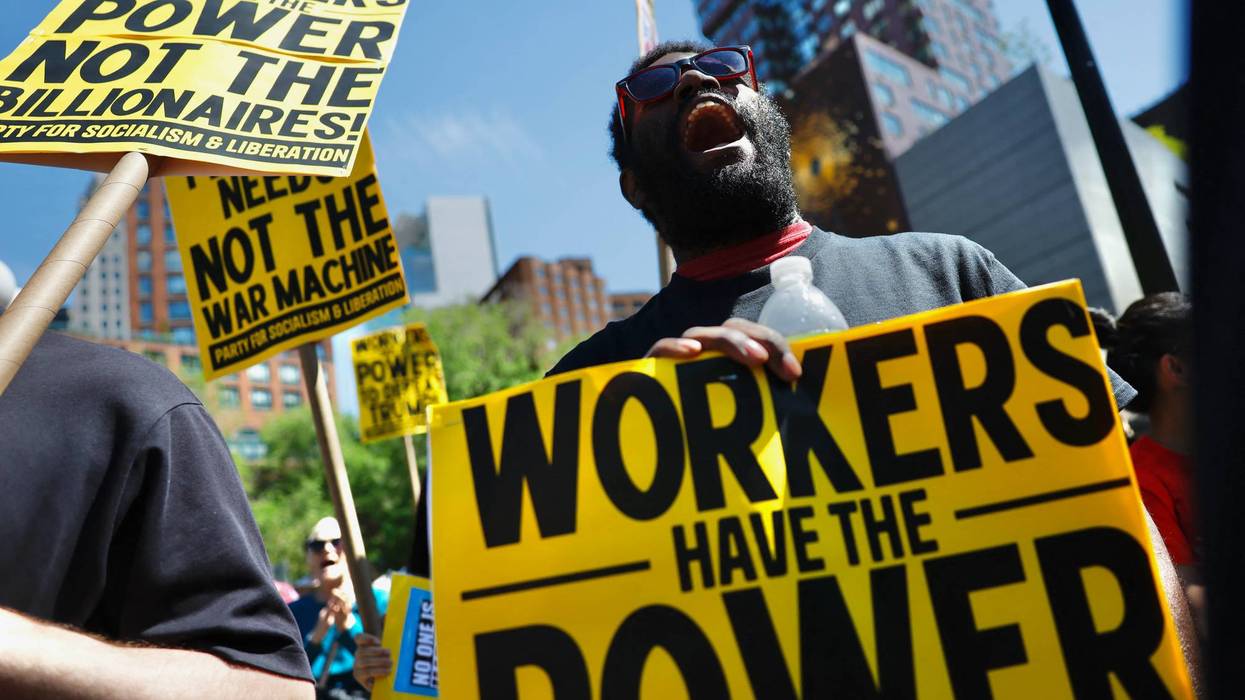 US-LABOUR-RALLY-MAY DAY