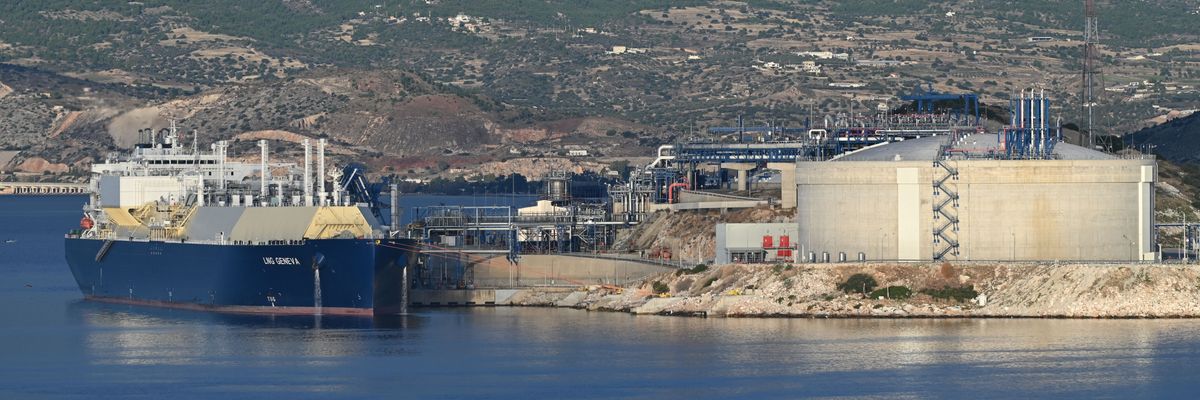 US LNG Unloaded At Revithoussa Terminal Near Athens