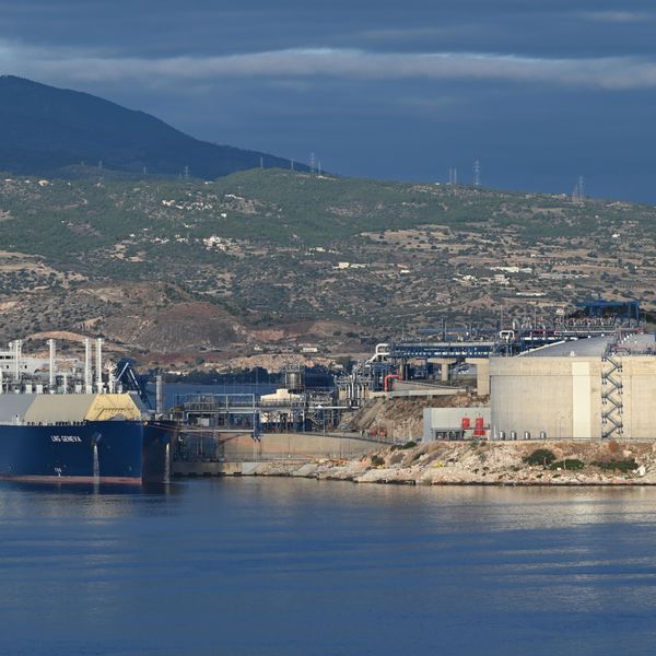 US LNG Unloaded At Revithoussa Terminal Near Athens