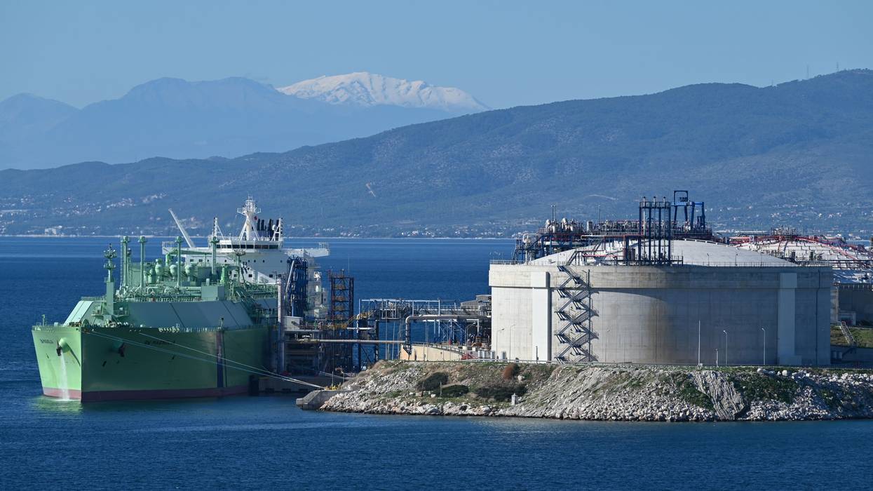 US LNG Unloaded At Revithoussa Terminal Near Athens