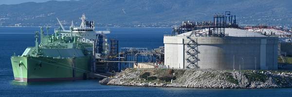 US LNG Unloaded At Revithoussa Terminal Near Athens