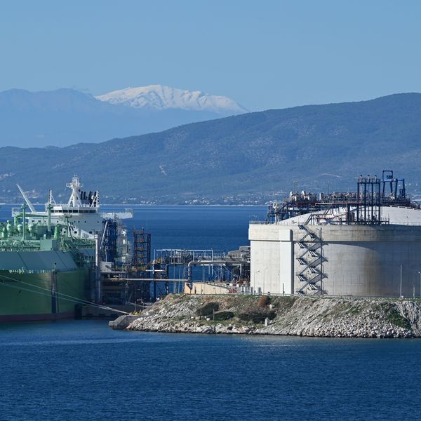 US LNG Unloaded At Revithoussa Terminal Near Athens