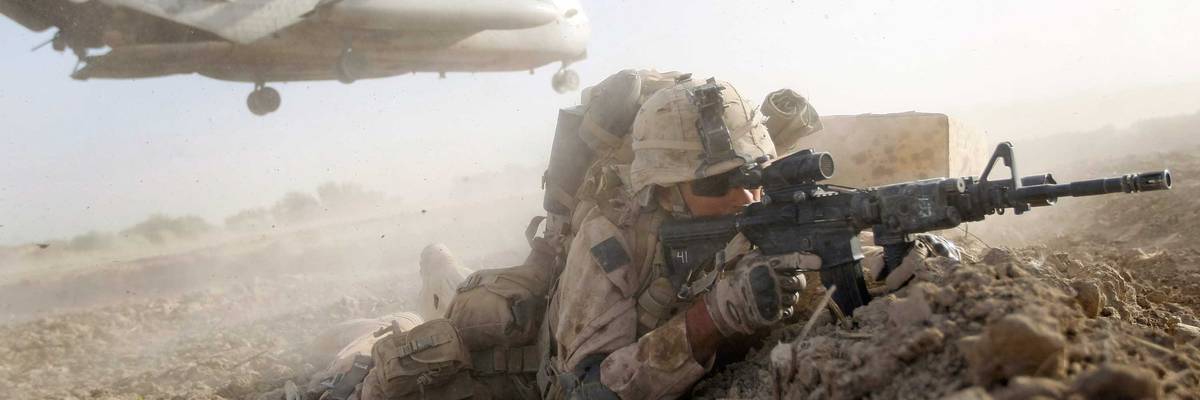 US Marine in Afghanistan