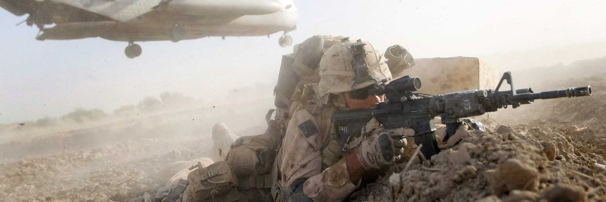 US Marine in Afghanistan