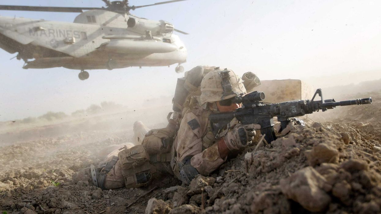 US Marine in Afghanistan