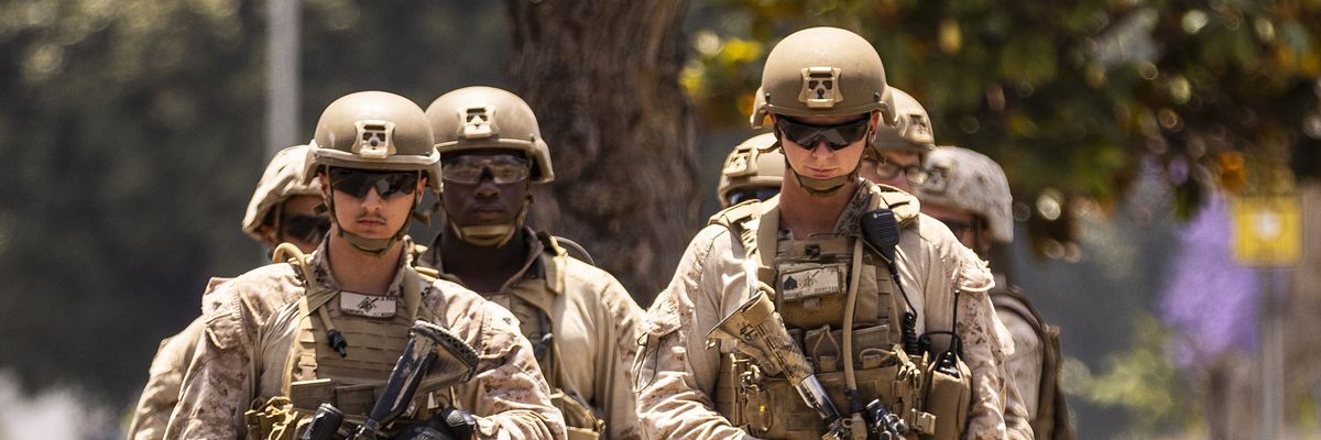 'Unlawful and Un-American': Trump Claims He Can  Send 'Army, Navy, Air Force, Marines' Into US Cities