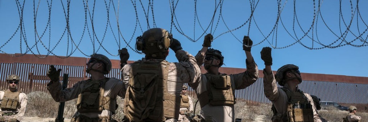 US Marines in the US