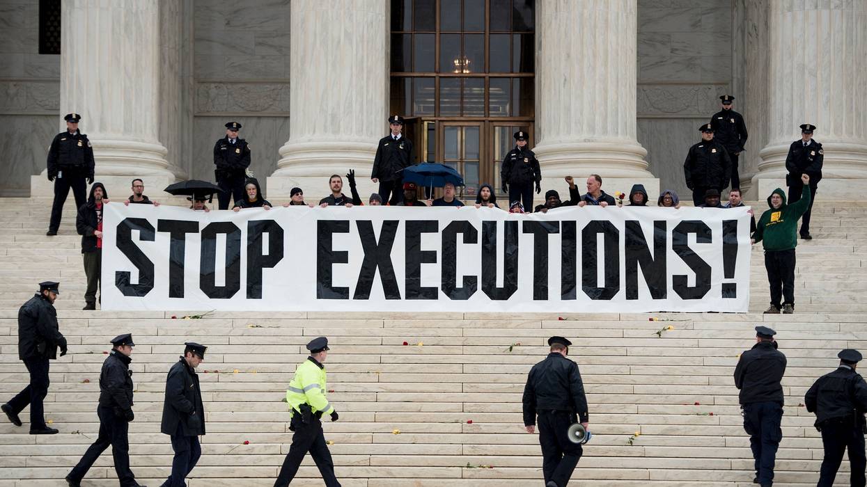 US-POLITICS-DEATH PENALTY-PROTEST