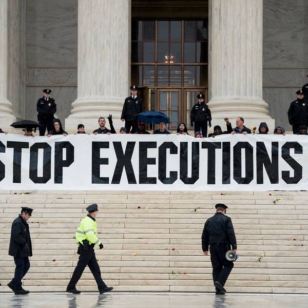 US-POLITICS-DEATH PENALTY-PROTEST