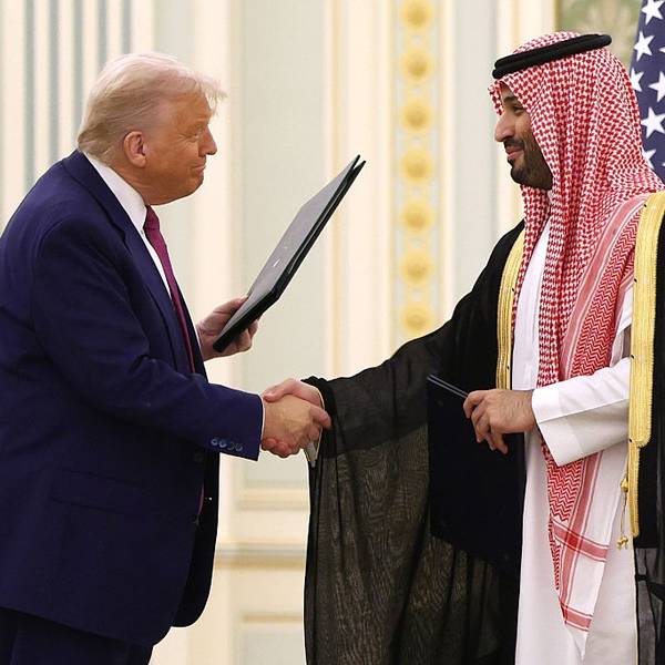 US President Donald Trump and Saudi Crown Prince Mohammed bin Salman