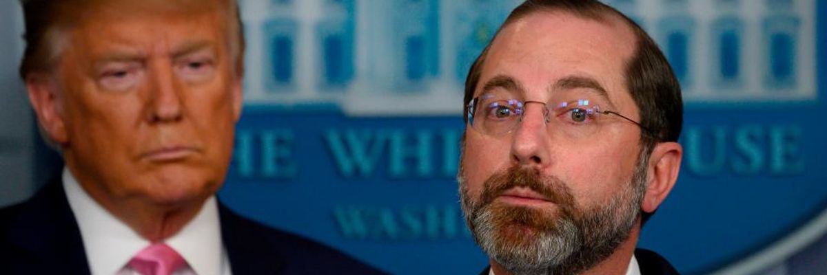 'An Outrage': HHS Chief Azar Refuses to Vow Coronavirus Vaccine Will Be Affordable for All, Not Just the Rich