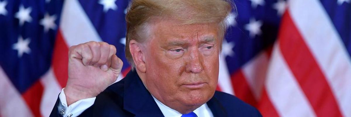 "He Doesn't Decide... We the People Do": Trump Denounced for False Election Night Claim of Victory