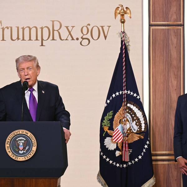 US President Donald Trump speaks about TrumpRx