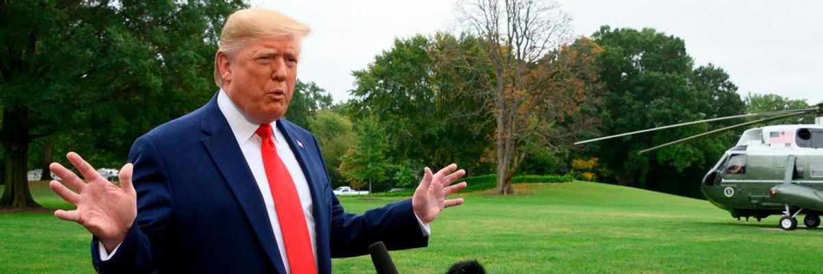 Trump Shoots Man on Fifth Avenue