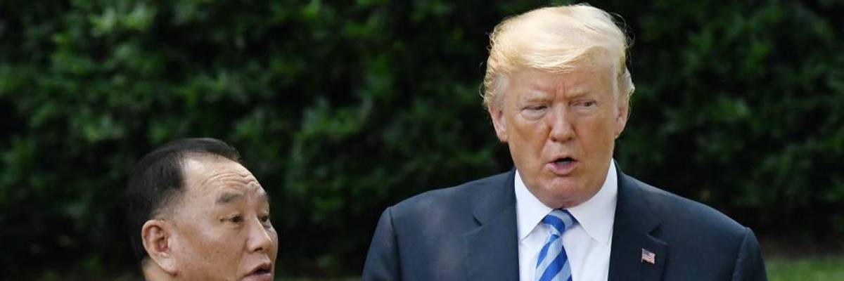 Announcing North Korea Summit Back On, Trump Says Letter From Kim He "Didn't Open" Is "Very Interesting"