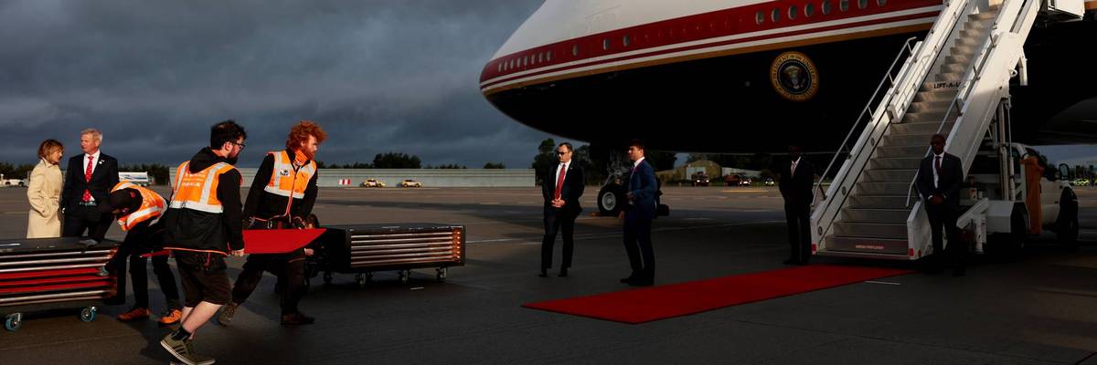 US President Donald Trump Visits Ireland - Day One Dublin