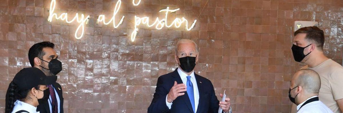 The United States a 100 Days Into Biden's Presidency and 100 Days Without Trump